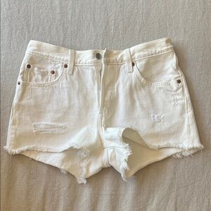 Levis Distressed Denim Women’s Shorts